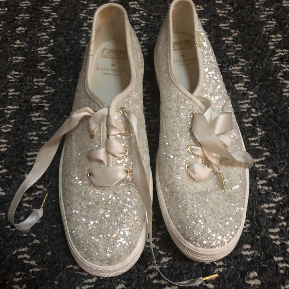 KEDS Kate spade wedding shoes cream 7.5